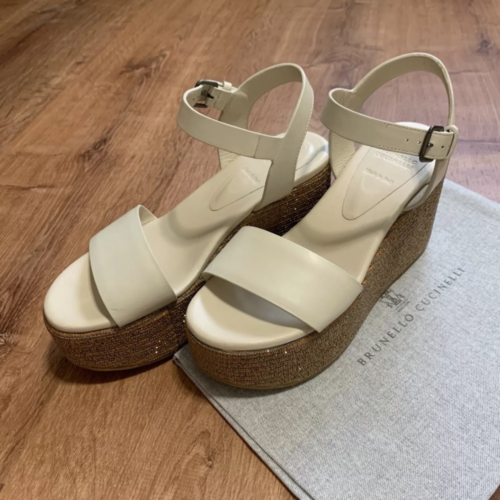 Brunello Cucinelli Monili wedge
size 36